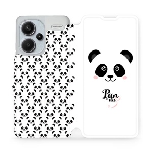 Flipové pouzdro Mobiwear na mobil Xiaomi Redmi Note 13 Pro Plus 5G - M030P Panda Amálka - VÝPRODEJ