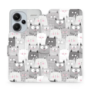 Flipové pouzdro Mobiwear - Xiaomi Redmi Note 13 Pro Plus 5G - M099P Kočičky