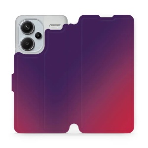 Flipové pouzdro Mobiwear - Xiaomi Redmi Note 13 Pro Plus 5G - VP67S Fialový a růžový odstín