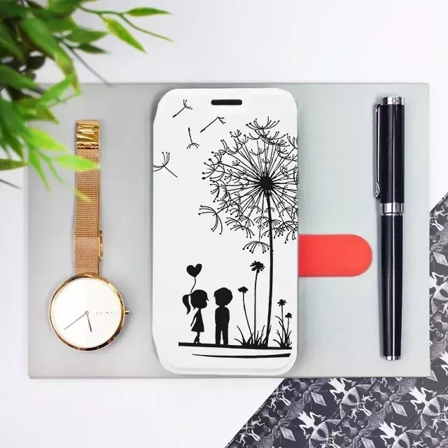 Flipové pouzdro Mobiwear - Honor 90 Lite 5G  - MH16P Dvojice s pampeliškou