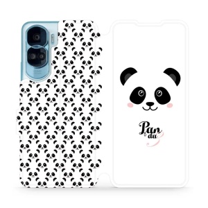 Flipové pouzdro Mobiwear - Honor 90 Lite 5G - M030P Panda Amálka
