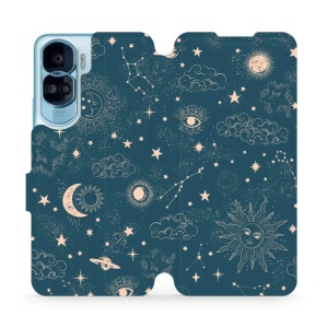 Flipové pouzdro Mobiwear - Honor 90 Lite 5G  - VP14S Magický vesmír