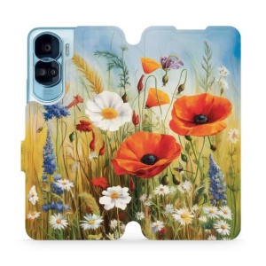 Flipové pouzdro Mobiwear - Honor 90 Lite 5G  - VP43S Letní louka - VÝPRODEJ
