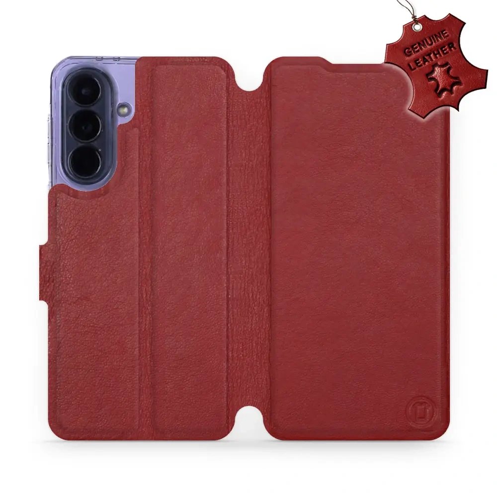 Kožené pouzdro Samsung Galaxy A57 5G Mobiwear s elegantním vzhledem do práce