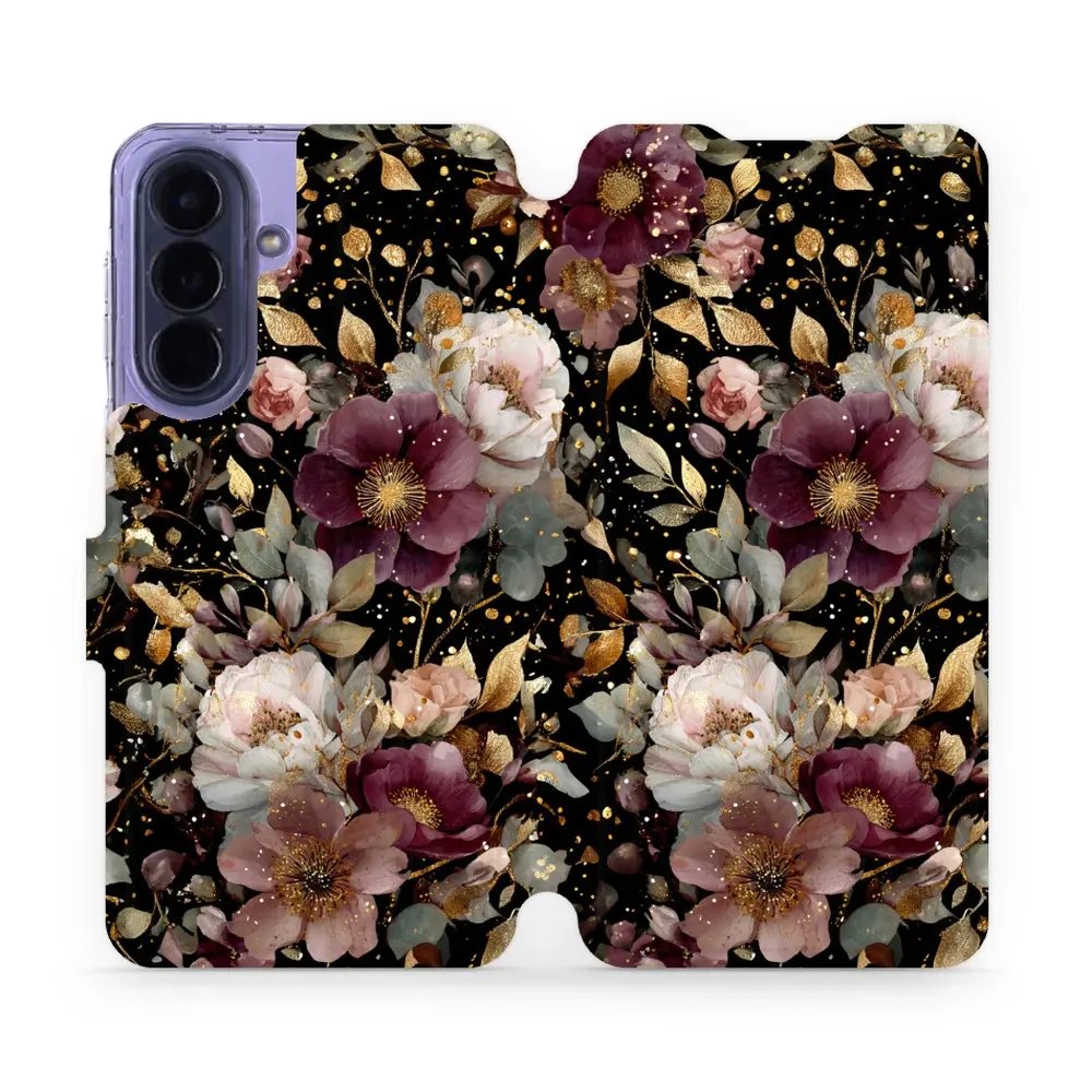 Tenké flip pouzdro na Samsung Galaxy A57 5G Mobiwear s výrazným motivem