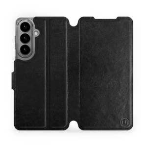 Flip pouzdro Mobiwear na mobil Samsung Galaxy S26 Plus - černé a šedé