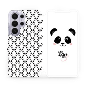 Flip pouzdro Mobiwear na mobil Samsung Galaxy S26 Ultra - M030P, panda Amálka