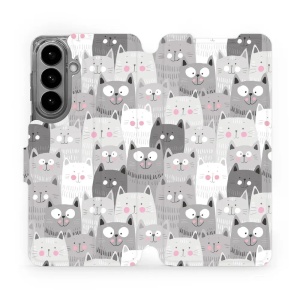 Flip pouzdro Mobiwear na mobil Samsung Galaxy S26 Plus - M099P, kočičky
