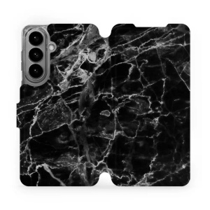 Flip pouzdro Mobiwear na mobil Samsung Galaxy S26 Plus - V056P, černý mramor