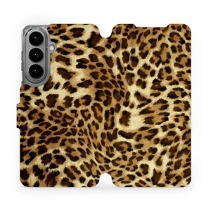 Flip pouzdro Mobiwear na mobil Samsung Galaxy S26 Plus - VA33P, leopardí vzor