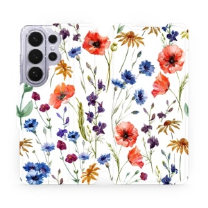 Flip pouzdro Mobiwear na mobil Samsung Galaxy S26 Ultra - MP04S, luční kvítí