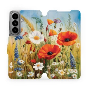 Flip pouzdro Mobiwear na mobil Samsung Galaxy S26 Plus - VP43S, letní louka