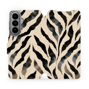 Flip pouzdro Mobiwear na mobil Samsung Galaxy S26 Plus - VA53S, zebří