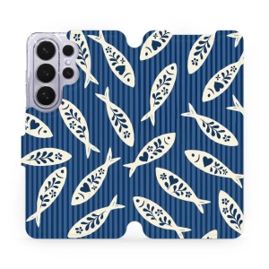 Flip pouzdro Mobiwear na mobil Samsung Galaxy S26 Ultra - VP89S, rybky