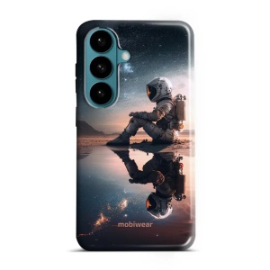 Odolný kryt na mobil Samsung Galaxy S26 - Mobiwear Elite Pro E003E, astronaut na samotce
