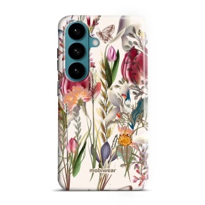 Odolný kryt na mobil Samsung Galaxy S26 - Mobiwear Elite Pro EP01E, rozkvetlá louka