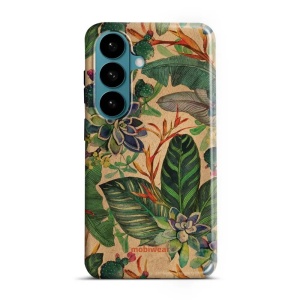 Odolný kryt na mobil Samsung Galaxy S26 - Mobiwear Elite Pro EP05E, sukulenty