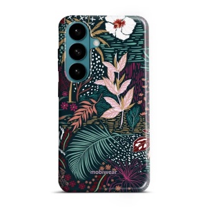 Odolný kryt na mobil Samsung Galaxy S26 - Mobiwear Elite Pro EP13E, temná flóra