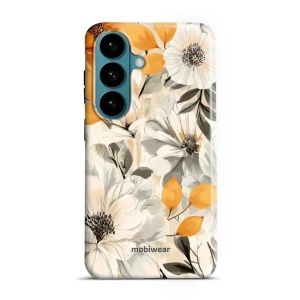 Odolný kryt na mobil Samsung Galaxy S26 - Mobiwear Elite Pro EP75E, podzimní květy