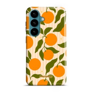 Odolný kryt na mobil Samsung Galaxy S26 - Mobiwear Elite Pro EP82E, pomeranče