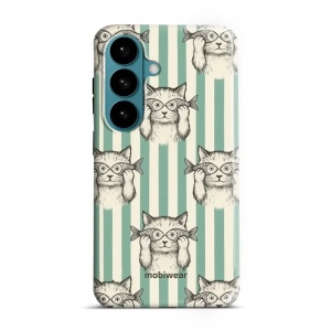 Odolný kryt na mobil Samsung Galaxy S26 - Mobiwear Elite Pro EP90E, číča ryby