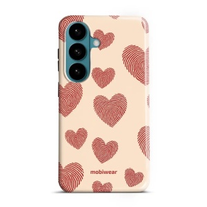 Odolný kryt na mobil Samsung Galaxy S26 - Mobiwear Elite Pro EP93E, otisk srdce