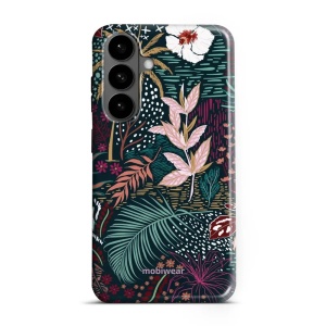 Odolný kryt na mobil Samsung Galaxy S26 Plus - Mobiwear Elite Pro EP13E, temná flóra