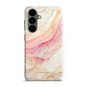 Odolný kryt na mobil Samsung Galaxy S26 Plus - Mobiwear Elite Pro EP32E, růžový a zlatavý mramor