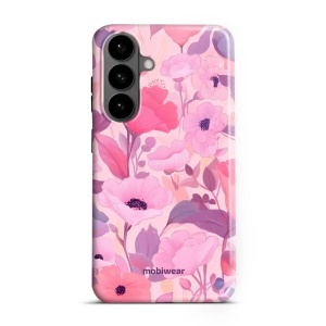 Odolný kryt na mobil Samsung Galaxy S26 Plus - Mobiwear Elite Pro EP74E, růžové květy snů