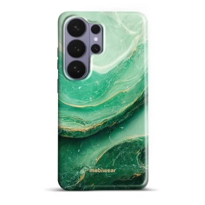 Odolný kryt na mobil Samsung Galaxy S26 Ultra - Mobiwear Elite Pro EP38E, zelený mramor