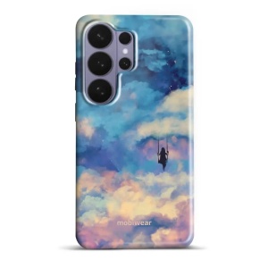 Odolný kryt na mobil Samsung Galaxy S26 Ultra - Mobiwear Elite Pro ER09E, dívka na houpačce v oblacích
