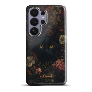 Odolný kryt na mobil Samsung Galaxy S26 Ultra - Mobiwear Elite Pro E161E, temná kočka