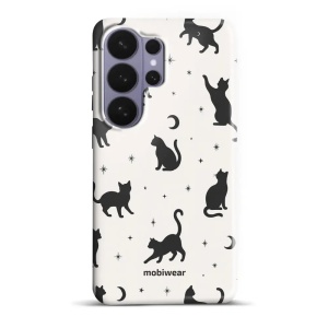 Odolný kryt na mobil Samsung Galaxy S26 Ultra - Mobiwear Elite Pro E162E, noční kočičky