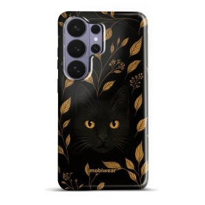 Odolný kryt na mobil Samsung Galaxy S26 Ultra - Mobiwear Elite Pro E164E, černá kočka
