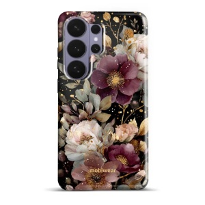 Odolný kryt na mobil Samsung Galaxy S26 Ultra - Mobiwear Elite Pro E169E, zlatavé kvítky