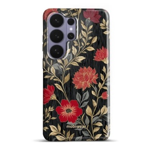 Odolný kryt na mobil Samsung Galaxy S26 Ultra - Mobiwear Elite Pro E172E, červená kvítka