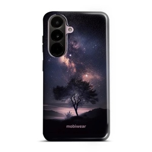 Odolný kryt na mobil Samsung Galaxy A37 5G - Mobiwear Elite Pro E005E, strom s galaxií