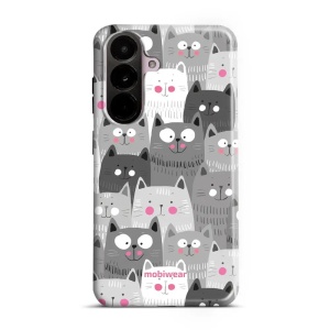 Odolný kryt na mobil Samsung Galaxy A37 5G - Mobiwear Elite Pro E099E, kočičky