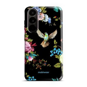 Odolný kryt na mobil Samsung Galaxy A37 5G - Mobiwear Elite Pro ED09E, ptáček a květy