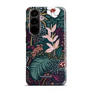 Odolný kryt na mobil Samsung Galaxy A37 5G - Mobiwear Elite Pro EP13E, temná flóra