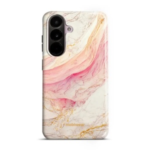 Odolný kryt na mobil Samsung Galaxy A37 5G - Mobiwear Elite Pro EP32E, růžový a zlatavý mramor