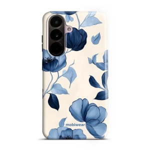 Odolný kryt na mobil Samsung Galaxy A37 5G - Mobiwear Elite Pro EP73E, modrá krása květů