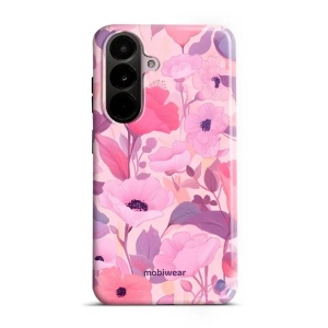 Odolný kryt na mobil Samsung Galaxy A37 5G - Mobiwear Elite Pro EP74E, růžové květy snů