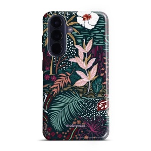 Odolný kryt na mobil Samsung Galaxy A57 5G - Mobiwear Elite Pro EP13E, temná flóra