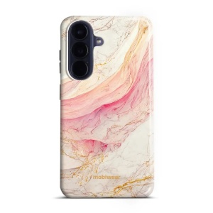 Odolný kryt na mobil Samsung Galaxy A57 5G - Mobiwear Elite Pro EP32E, růžový a zlatavý mramor
