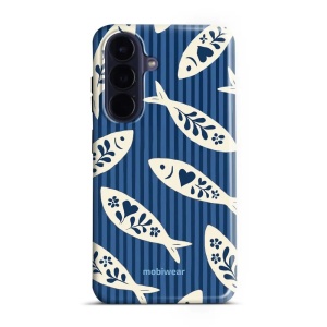 Odolný kryt na mobil Samsung Galaxy A57 5G - Mobiwear Elite Pro EP89E, rybky