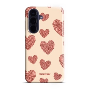 Odolný kryt na mobil Samsung Galaxy A57 5G - Mobiwear Elite Pro EP93E, otisk srdce