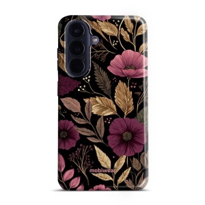 Odolný kryt na mobil Samsung Galaxy A57 5G - Mobiwear Elite Pro E170E, fialová kvítka