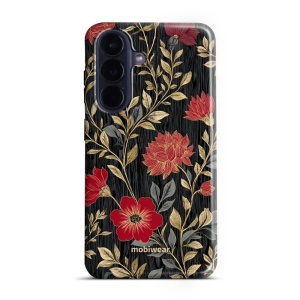 Odolný kryt na mobil Samsung Galaxy A57 5G - Mobiwear Elite Pro E172E, červená kvítka