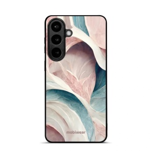 Lesklý kryt na mobil Samsung Galaxy S26 Plus - Mobiwear Glossy G026G, růžový a zelenkavý mramor